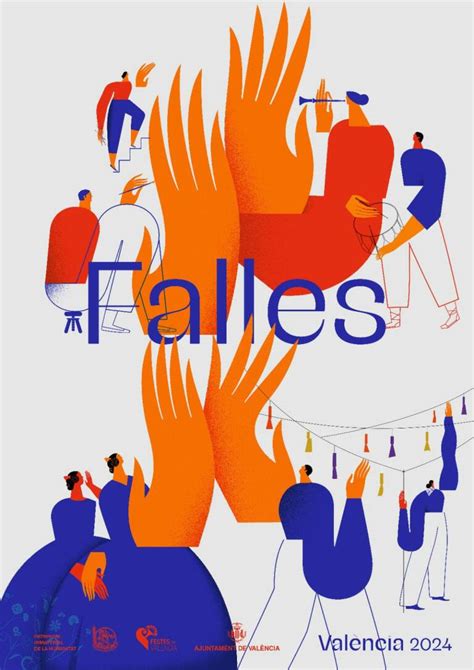 Ilustración de fallas inspiradas en tebeos