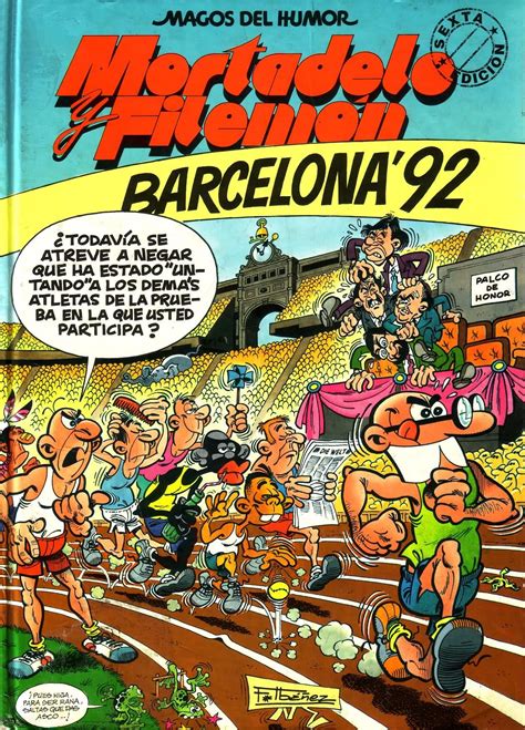 Ilustración de Mortadelo y Filemón como ciclistas