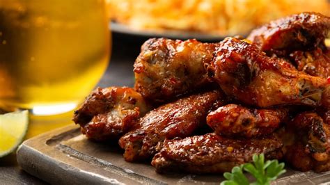 Alitas de pollo marinadas