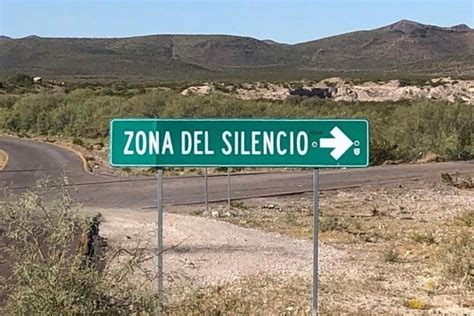 Mapa de la Zona del Silencio en México