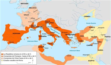 Mapa de la Antigua Roma