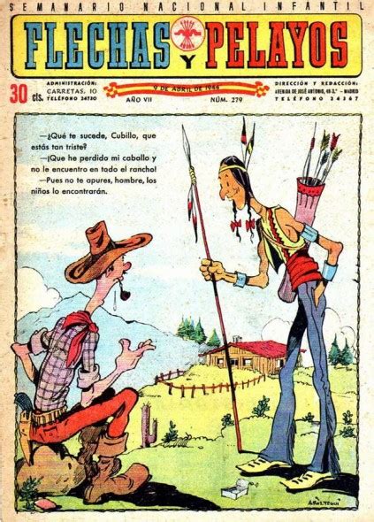 Portada de la revista Flechas y Pelayos