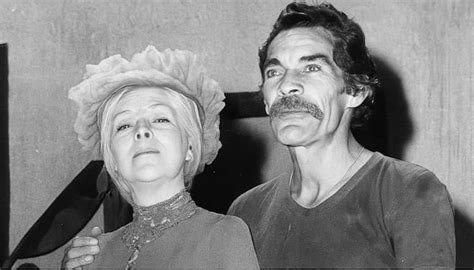 Fotografía de Ramón Valdés y Angelines Fernández en una escena de 