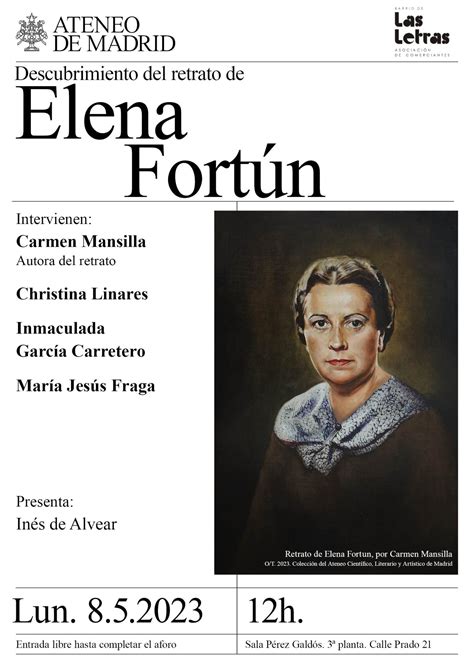 Retrato de Elena Fortún