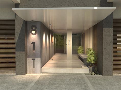 Funcionario fichando en la entrada de un edificio