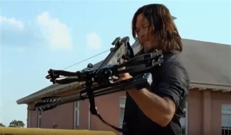 Ilustración de Daryl Dixon con su ballesta