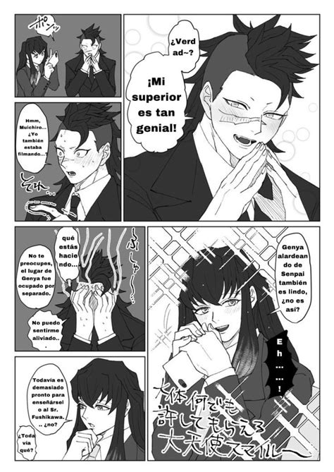 Ilustración de Genya desmayándose tras un beso