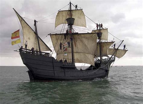 Ilustración de la nao Victoria