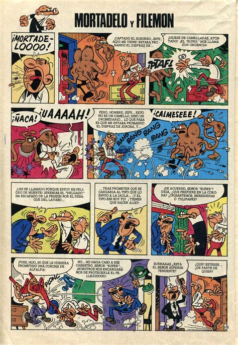 Ilustración de Mortadelo y Filemón con disfraces