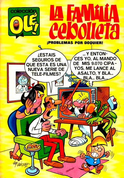 Familia Cebolleta en una viñeta clásica