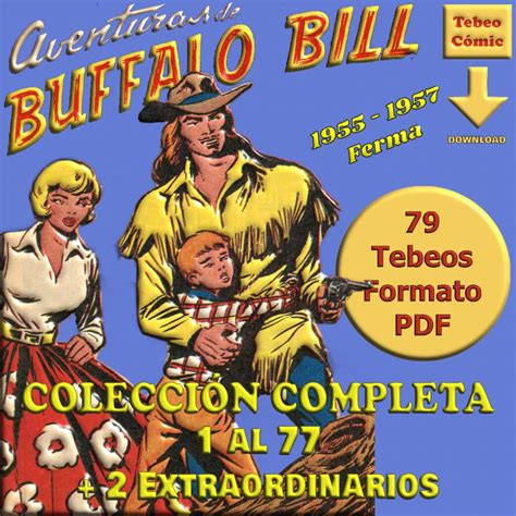 Portada de un tebeo de Buffalo Bill