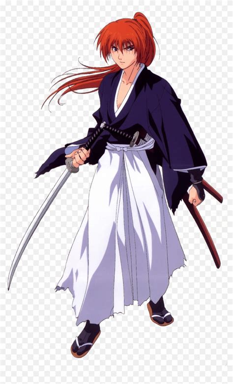 Kenshin Himura en actitud de combate