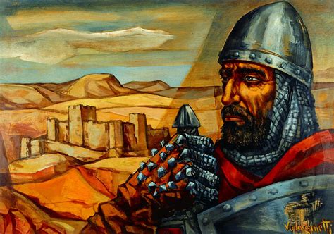 Mural medieval en El Pequeño Cid