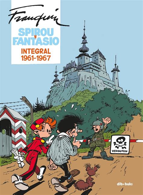 Portada de un tomo integral de Spirou y Fantasio
