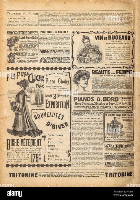 Página de periódico antiguo con estilo de cómic