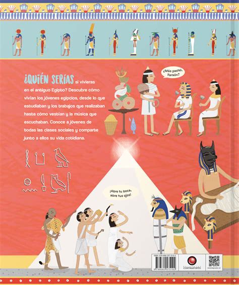 Página de cómic sobre la vida en el antiguo Egipto