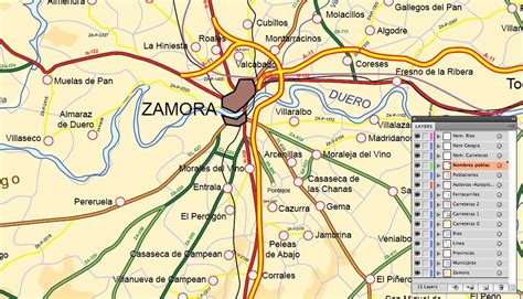 Mapa de Zamora con la ubicación de TBO Zamora