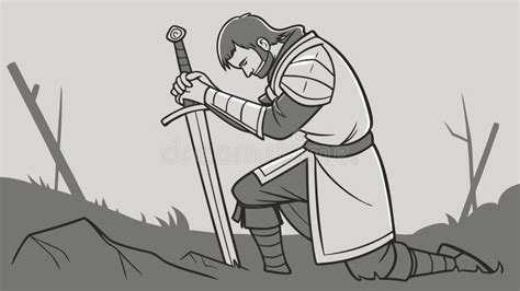 Ilustración de Elric con su espada Rompemiedos