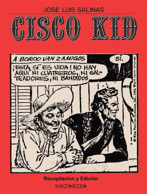 Ilustración de José Luis Salinas de Cisco Kid y Pancho