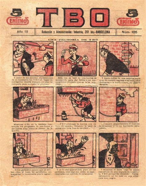 Ilustración de un tebeo de aventuras con un policía como personaje secundario