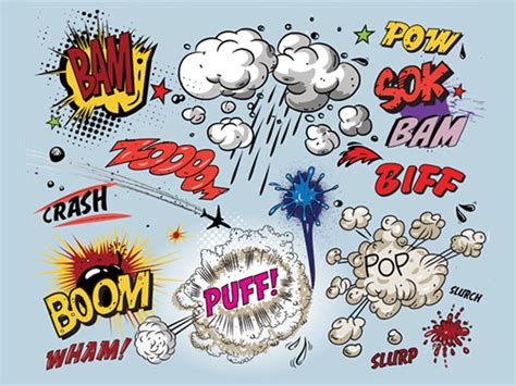 Ejemplos de onomatopeyas en cómics