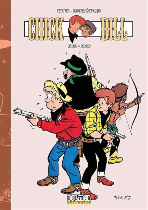 Ilustración de Chick Bill en acción
