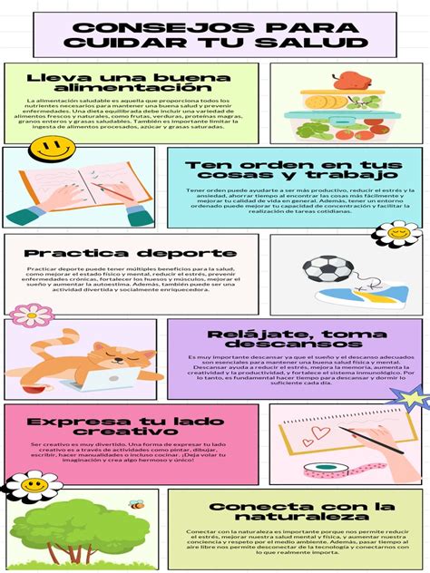 Infografía con consejos para cuidar la espalda