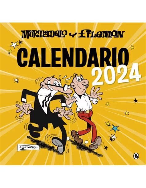 Calendario con los especiales de Mortadelo y Filemón