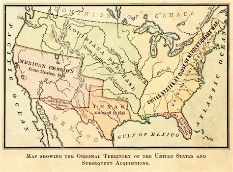 Mapa del Oeste Americano en el siglo XIX