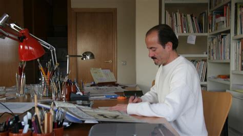 Daniel Torres en su estudio