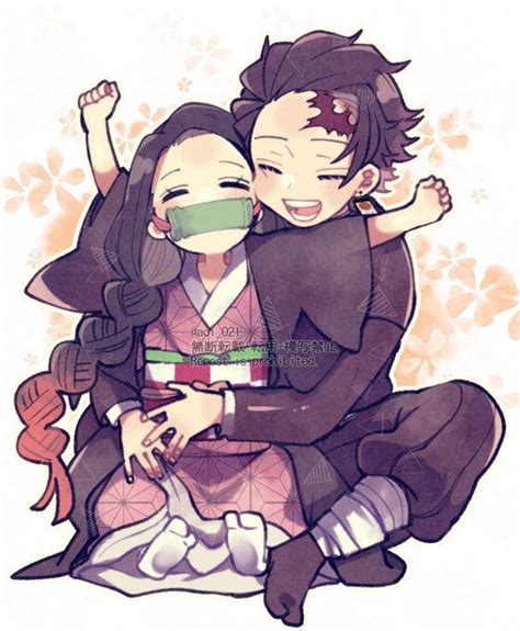 Ilustración de Tanjiro y Nezuko en la Villa de los Herreros