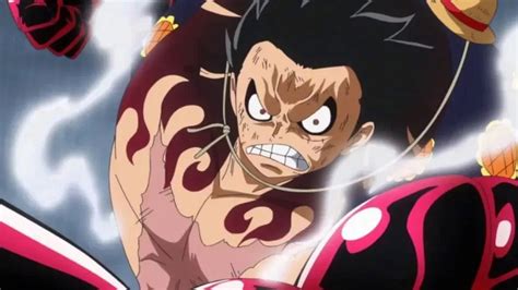 Luffy en Gear 5 desatando su poder