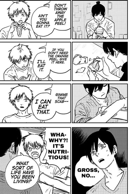Ejemplo de uno de los múltiples omakes de Chainsaw Man