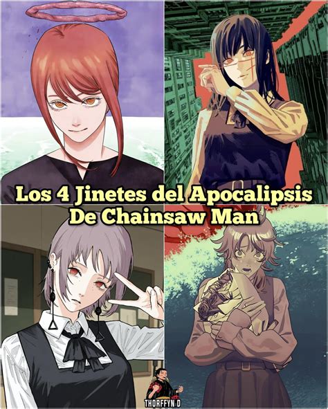 Infografía sobre los demonios y el apocalipsis en Chainsaw Man