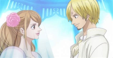 Sanji siendo forzado a casarse con Pudding