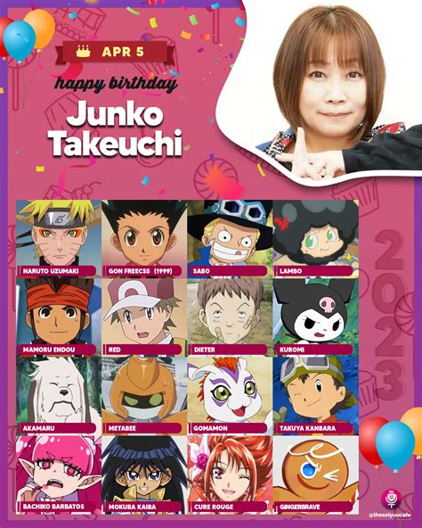 Junko Takeuchi, voz de Naruto Uzumaki