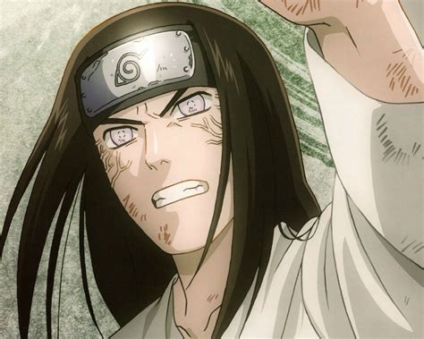 Neji Hyūga protegiendo a Naruto