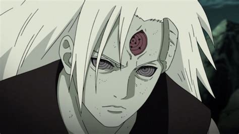 Rinne Sharingan en la frente de Madara