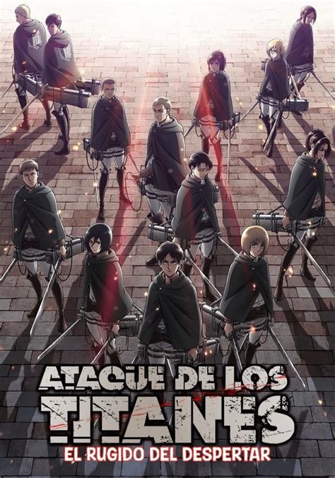 Cartel promocional de Ataque a los Titanes: El Rugido del Despertar