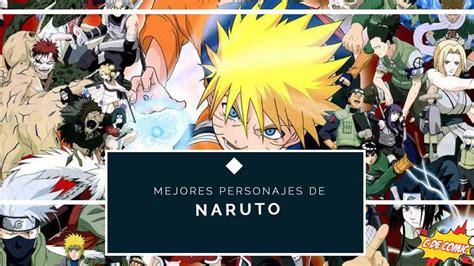 Collage de personajes de Naruto con sus frases emblemáticas