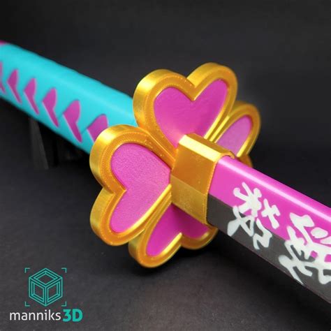 Diseño de la espada de Mitsuri Kanroji