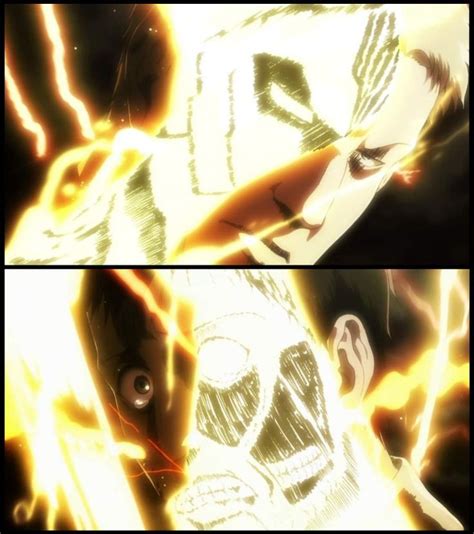Reiner y Bertholdt se transforman en Titanes