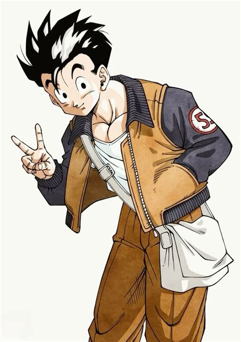Ilustración de Son Gohan en su niñez