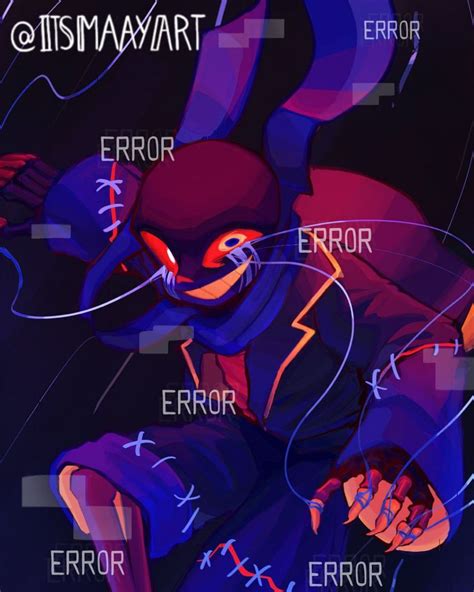 Representación de Error Sans con glitches