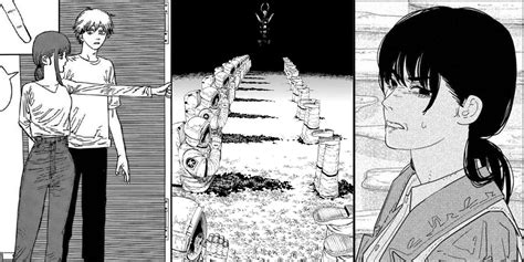 Chainsaw Man manga panels vs anime scenes