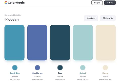 Paleta de colores para Webtoon