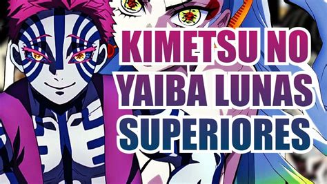 Infografía de las Lunas Demoníacas de Kimetsu no Yaiba