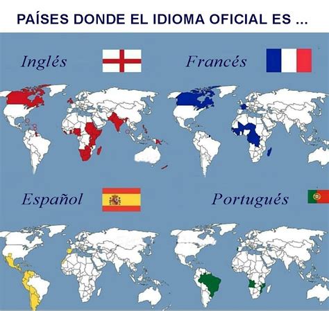 Mapa de países donde el español es idioma oficial