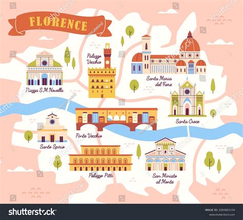 Mapa de Fiore y alrededores