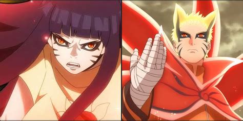 Himawari golpeando accidentalmente a Naruto